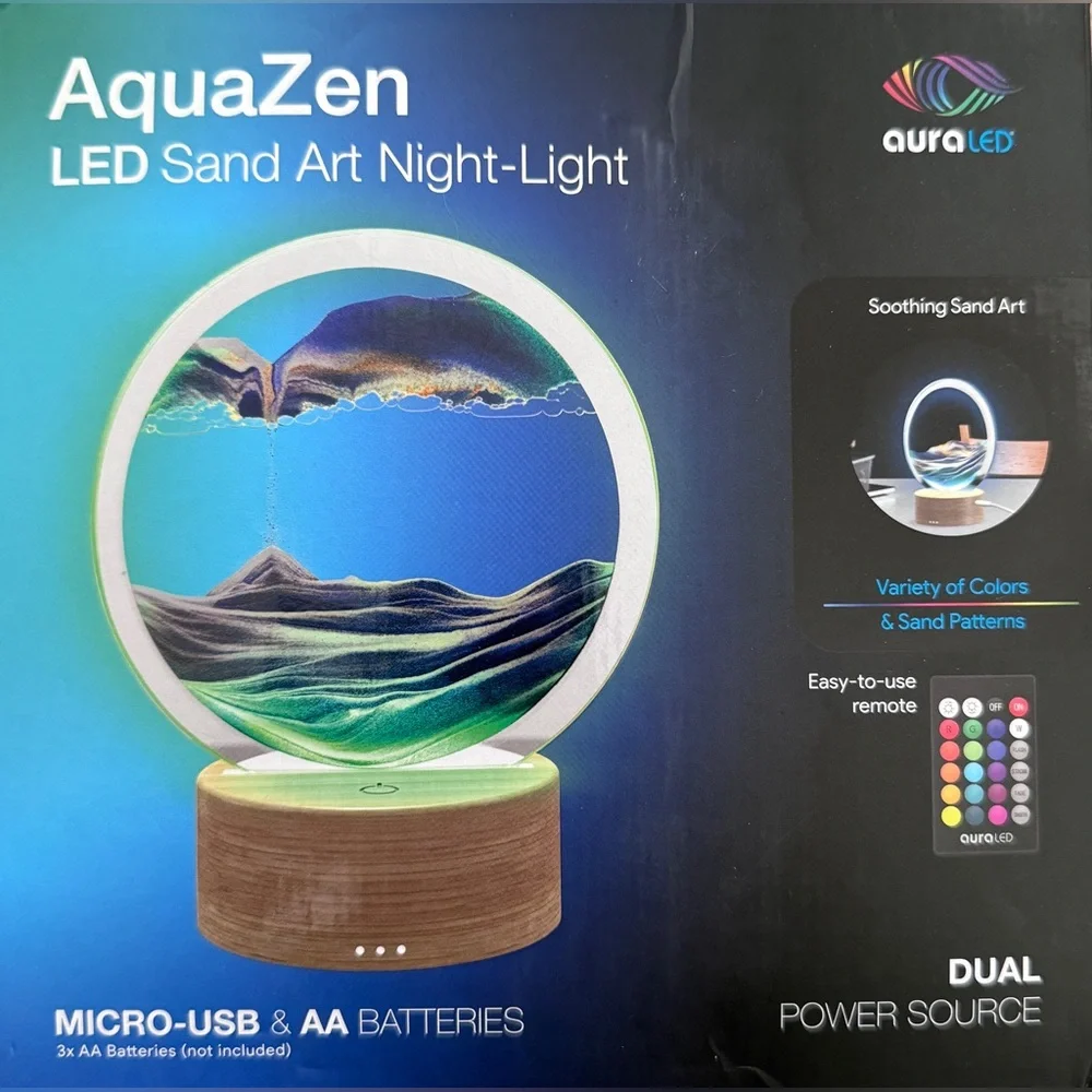 Aquazen Sand Art Night Light